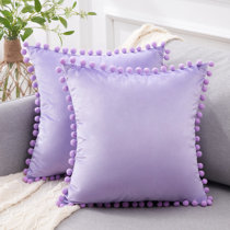 Mauve velvet hot sale pillow